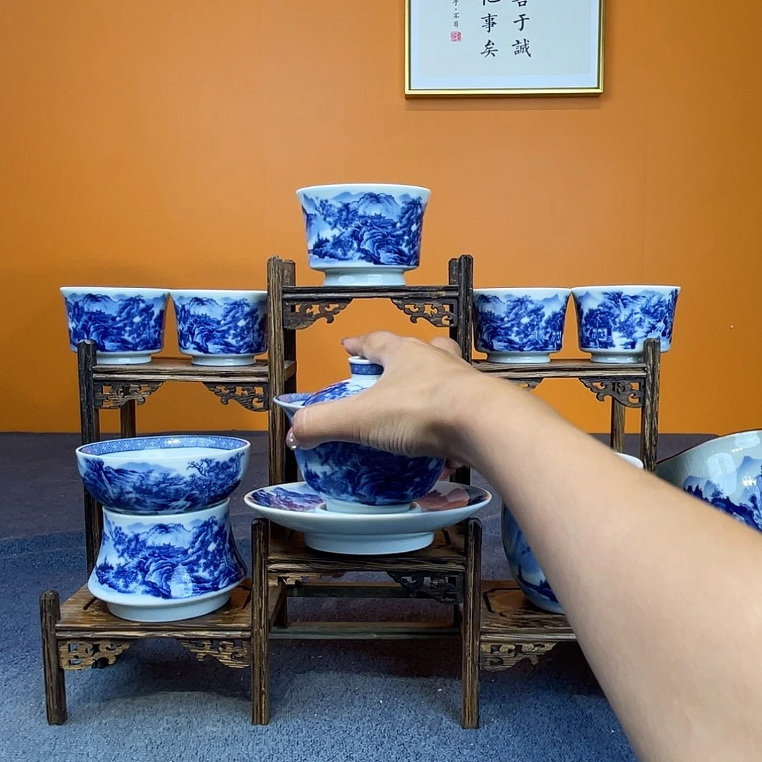 姜***涛景德镇8件加4只客杯