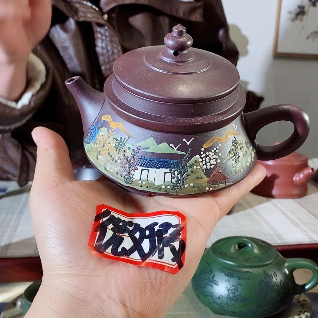 紫砂茶案宜兴紫砂壶甩出吃货手的