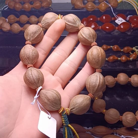 夜***央手串/手链橄榄核橄榄核三花铁核德庆王手串2.2