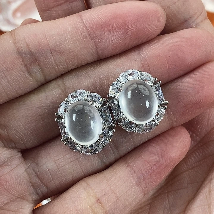 石英质玉银S925镶嵌颈饰