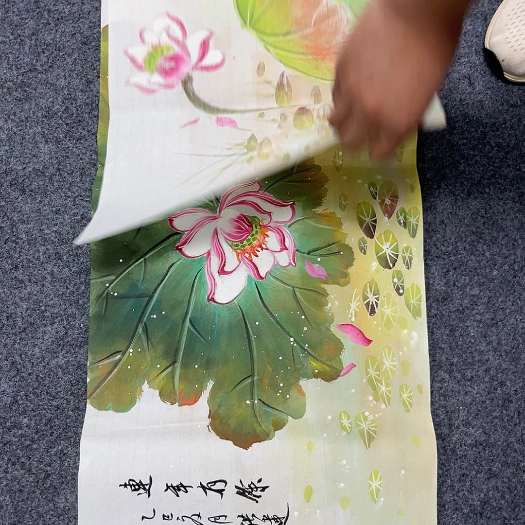 国画国画老师手绘作品