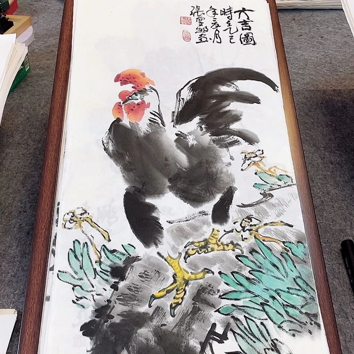 国画张圣敏先生纯手绘作品