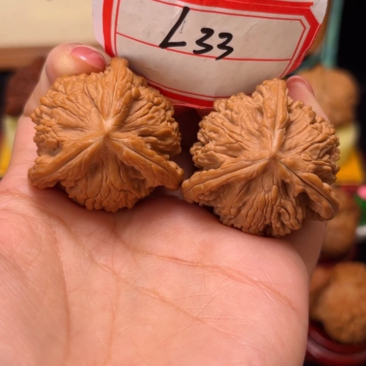 手串文玩核桃38全品粗筋虎头奔33