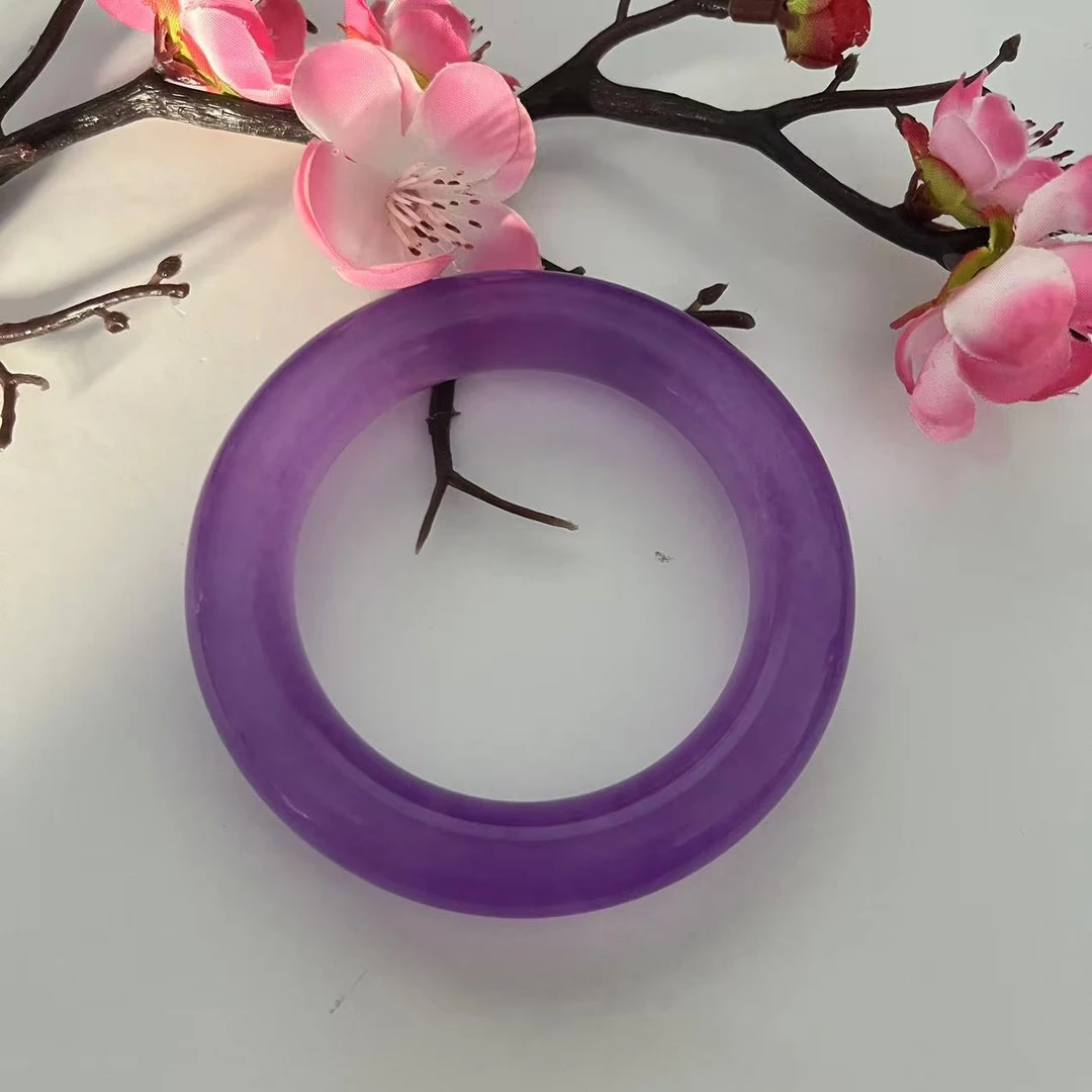 典藏品 紫色时尚圆条手镯