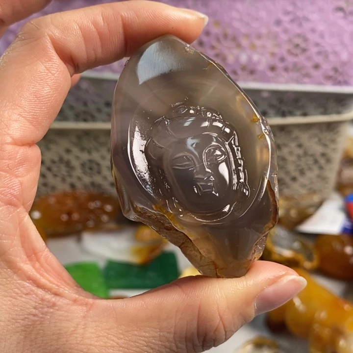 玛瑙/玉髓吊坠(不含链)未镶嵌