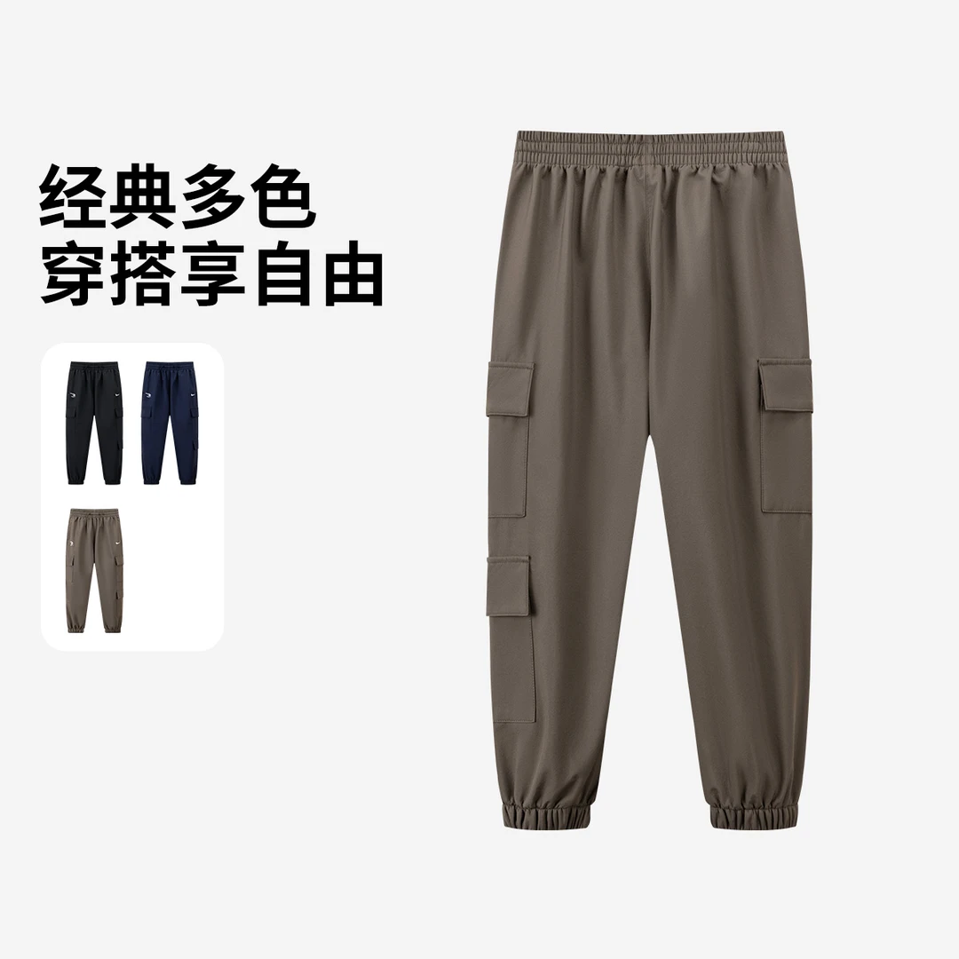 Nike耐克儿童装男童冬季长裤2025新款防风防水加绒裤裤子1495