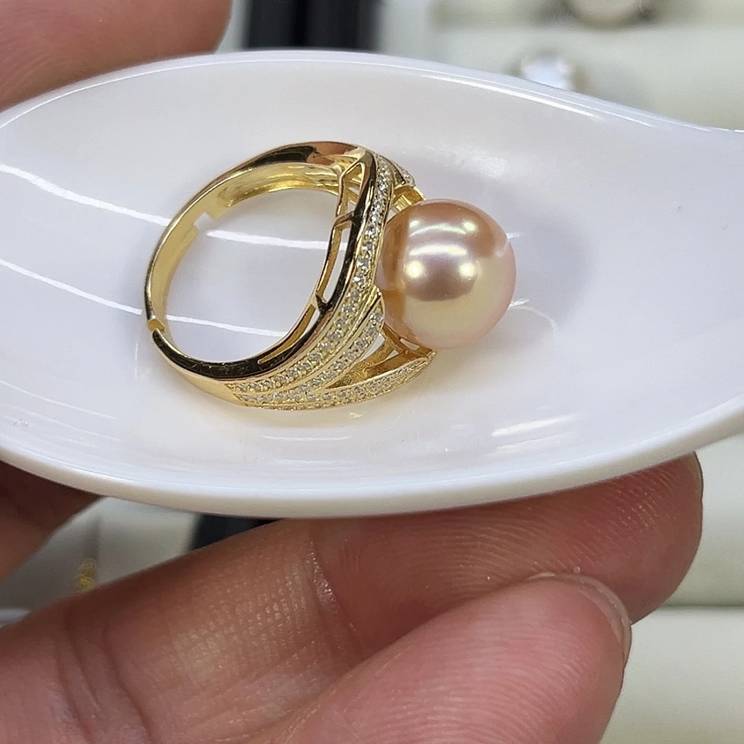 淡水珍珠颈饰银S925镶嵌