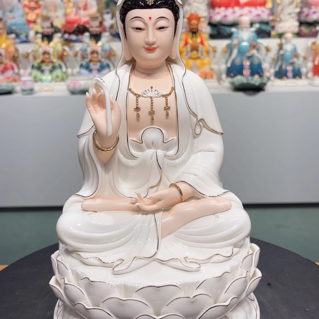 【闪购商品】摆件瓷摆件观音12吋