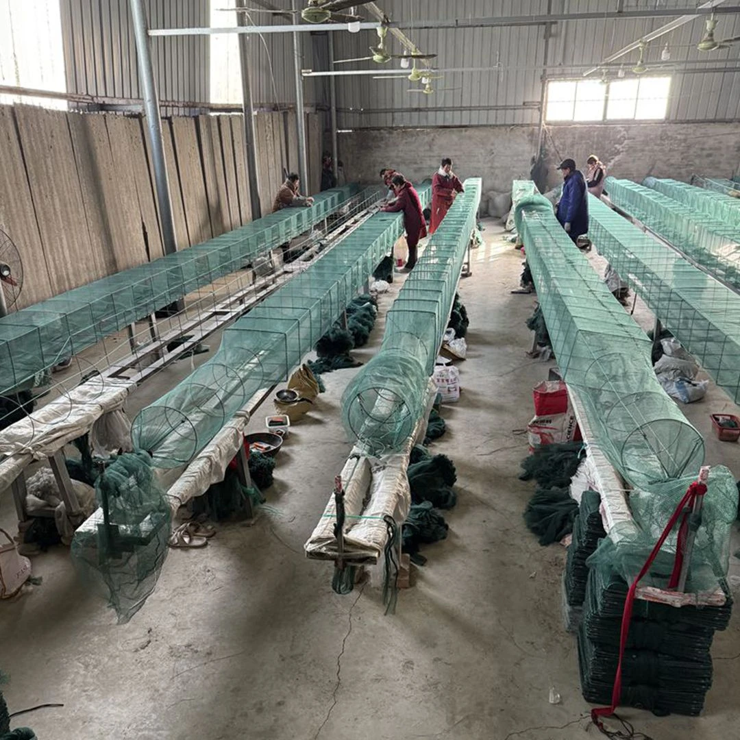 20米渔网虾笼折叠笼各种杂鱼笼捕鱼笼