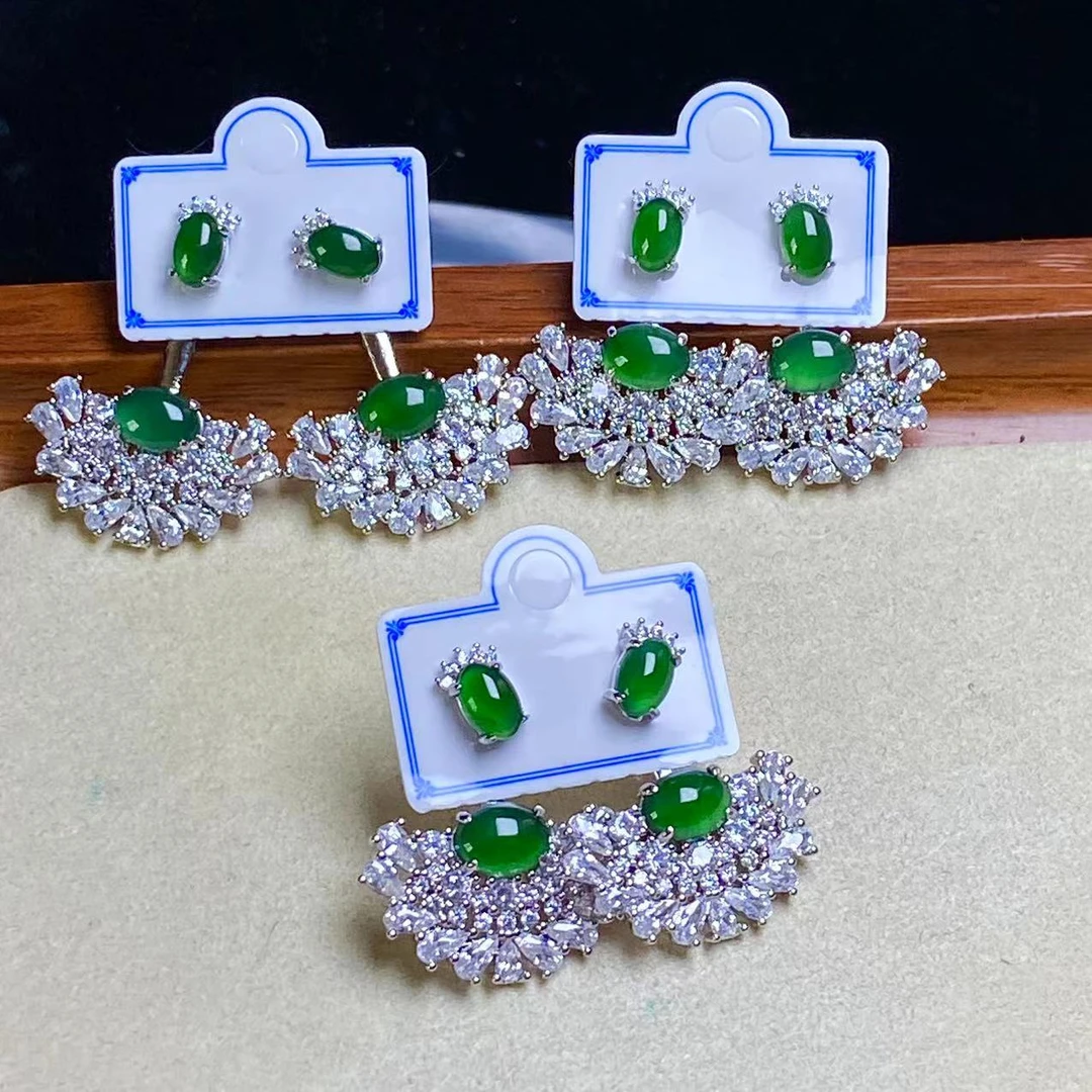 天然A货翡翠16298【耳饰】多样性发一个