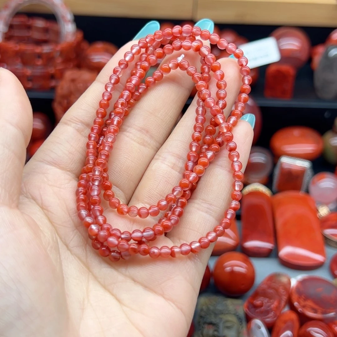 南红玛瑙配饰未镶嵌珊*