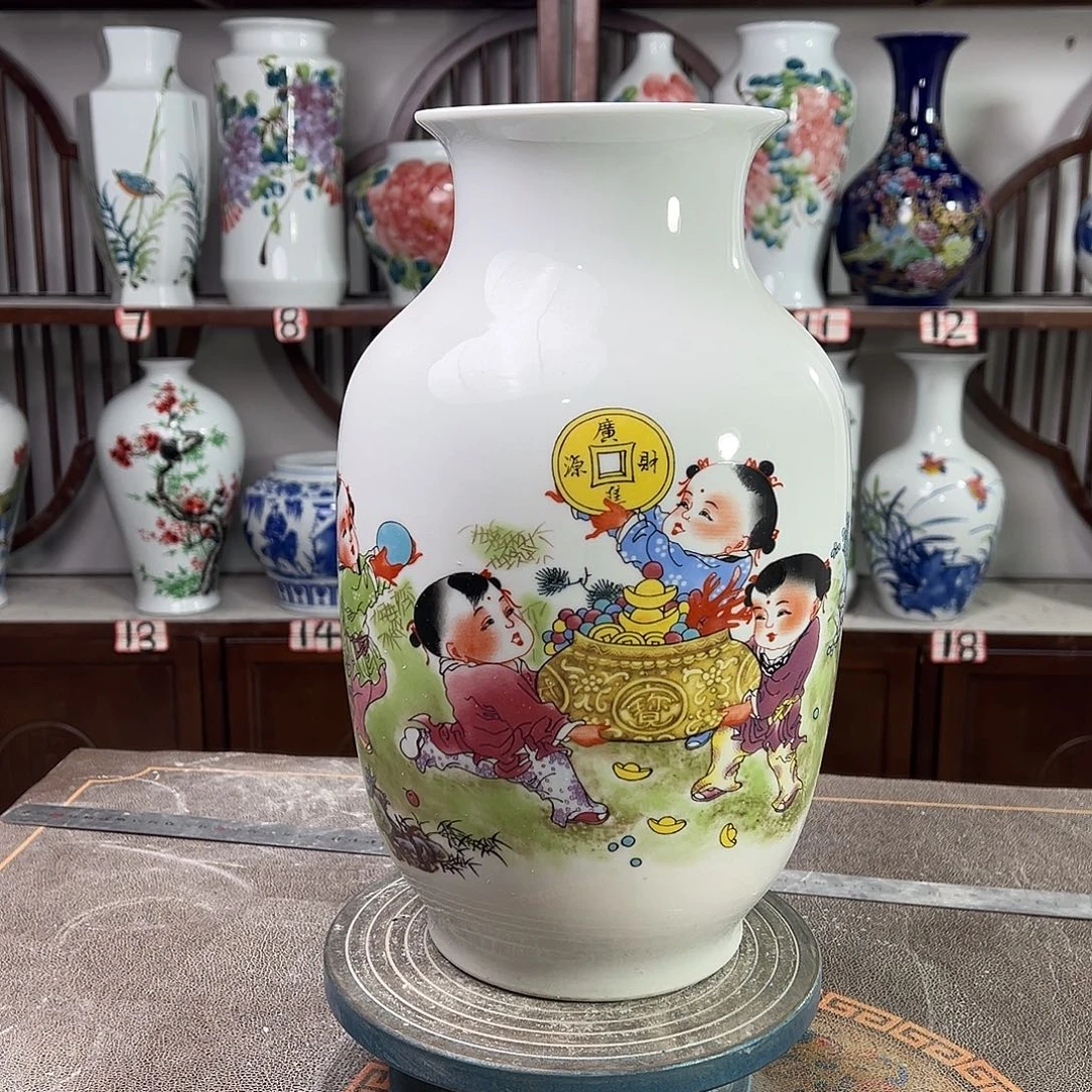 陶摆件景德镇陶瓷大冬进宝