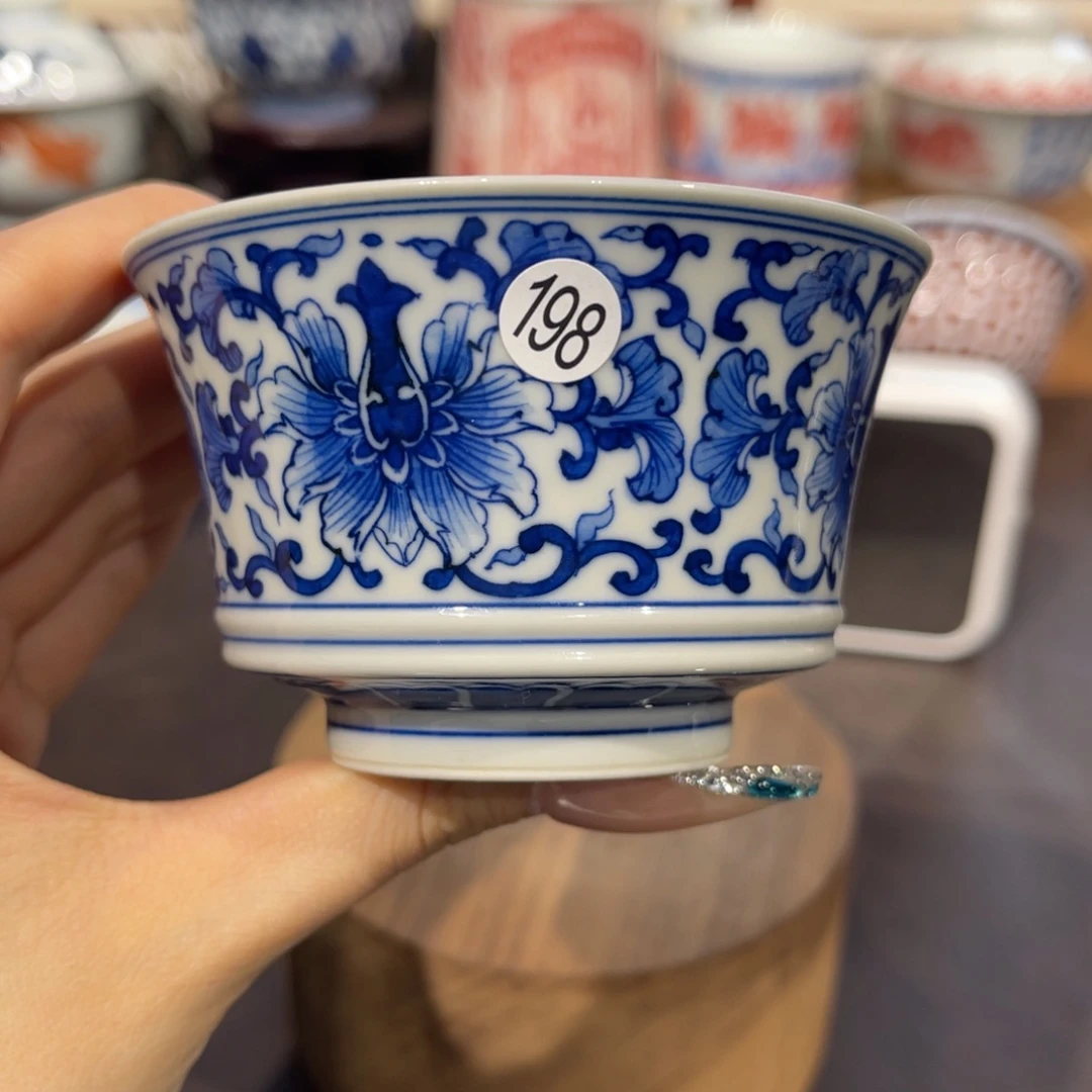 摆件谭198青花单杯sl107