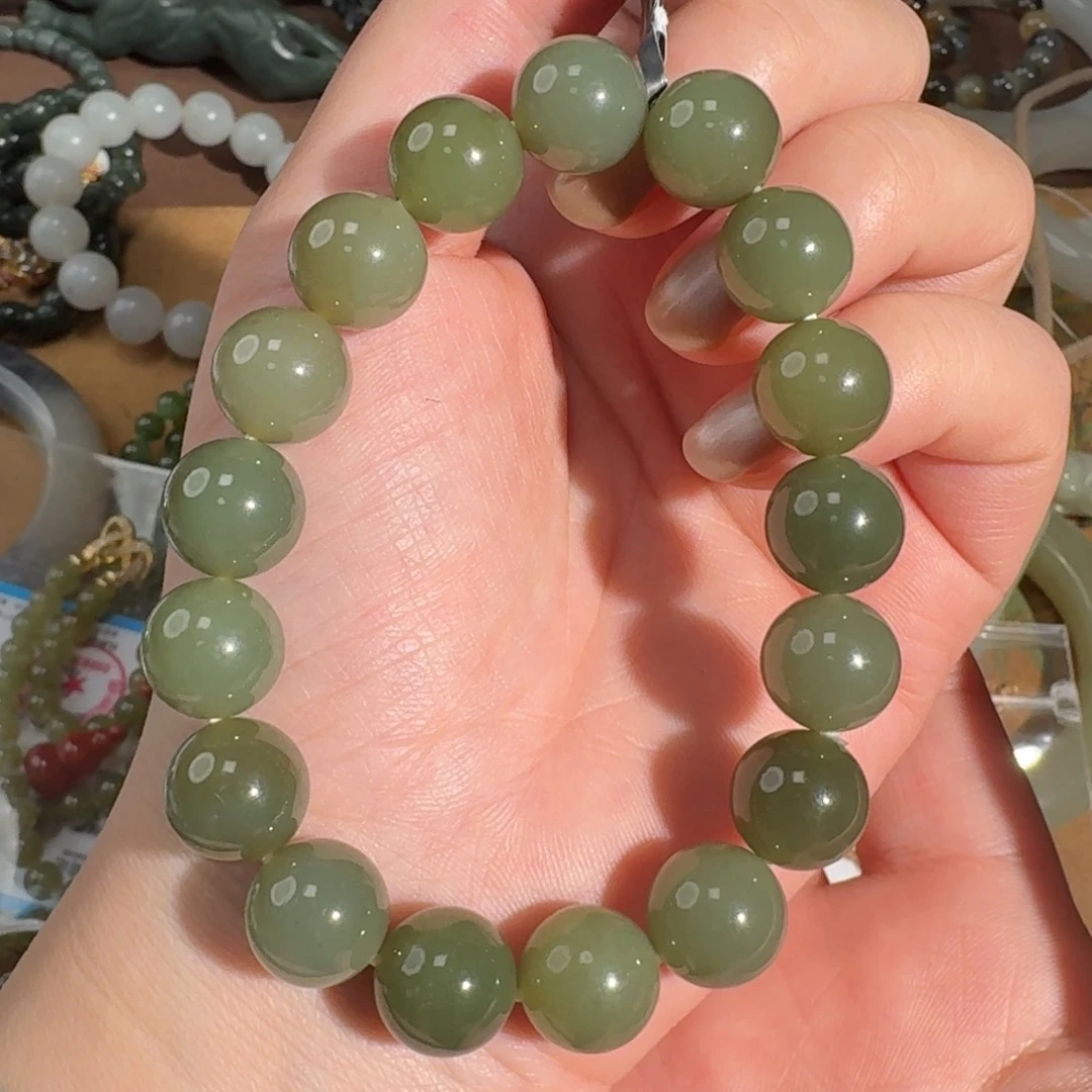 和田玉手串未镶嵌