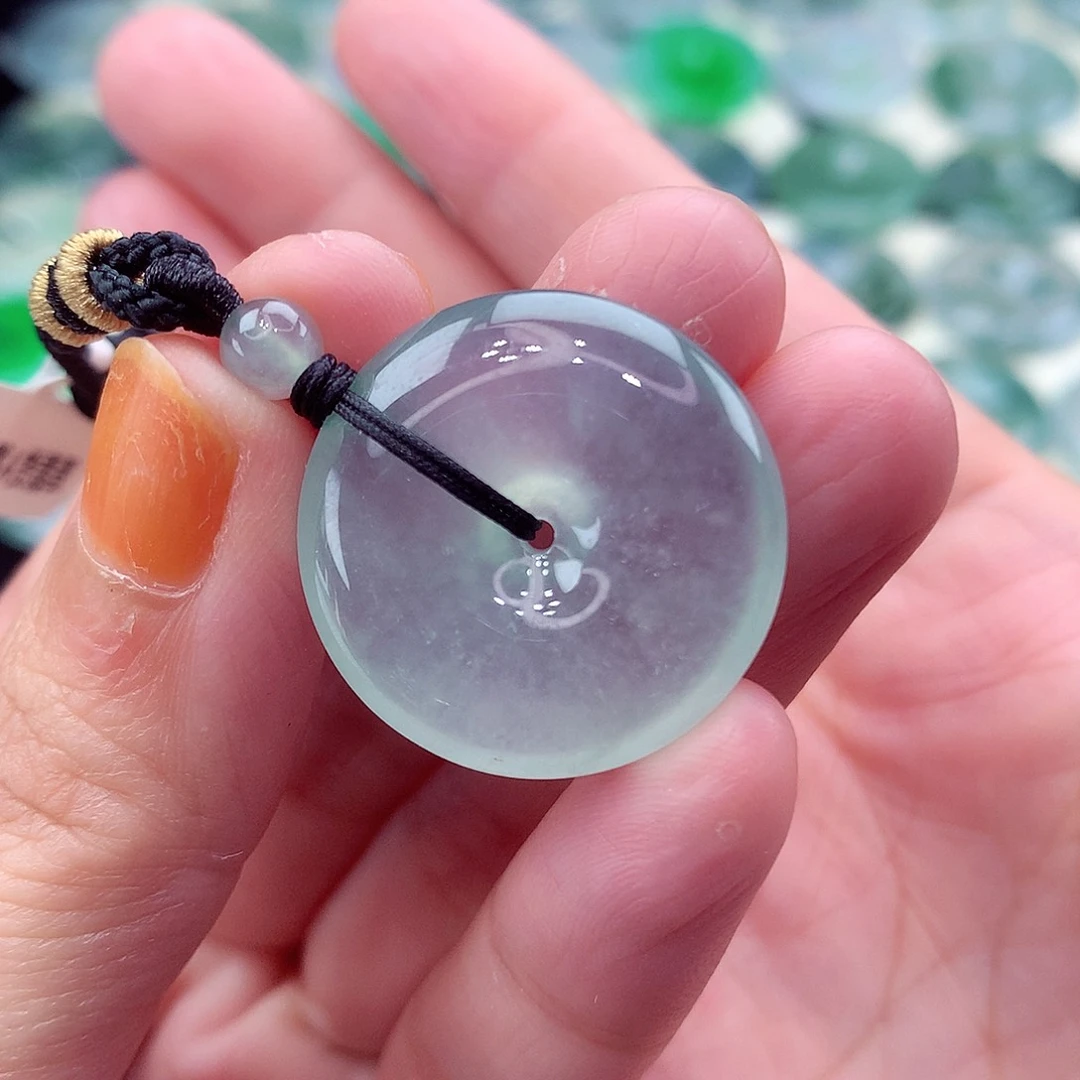 颈饰未镶嵌翡翠编号70-尺寸24/6