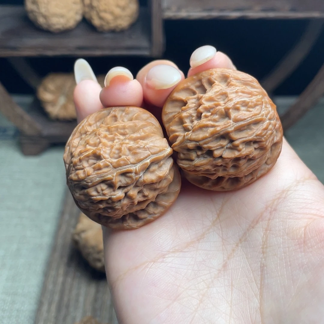 清***情文玩核桃吊坠磨盘37