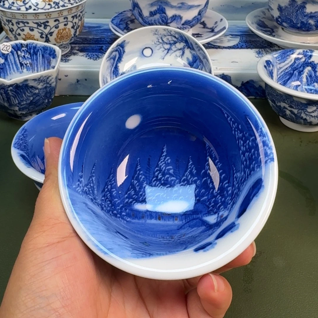 景德镇纯手绘茶具圆圆226