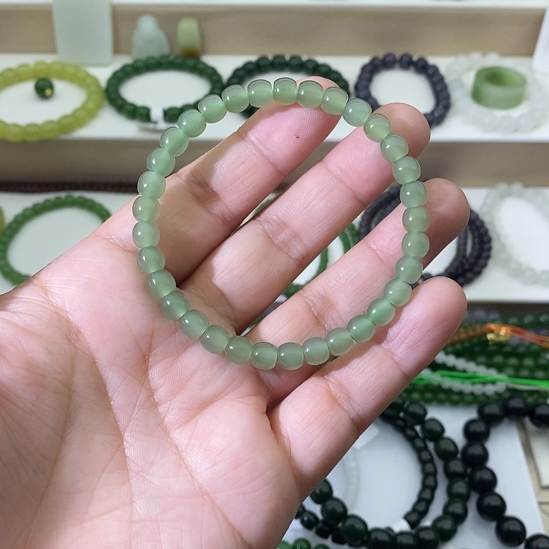 和田玉未镶嵌手链