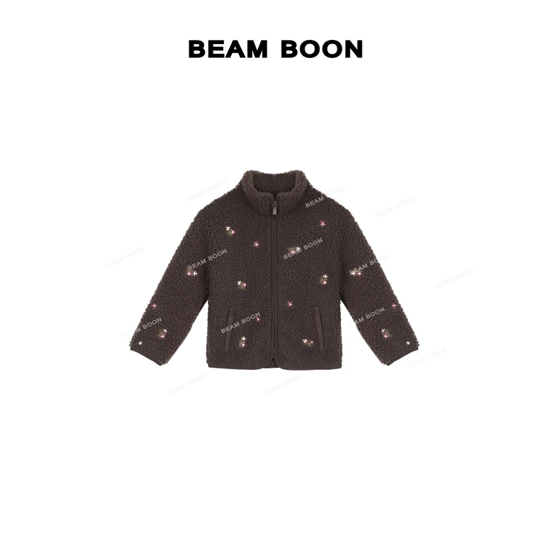 【羊宝宝】外贸单超细颗粒羊羔绒锁温蓄热双面复合防风儿童外套