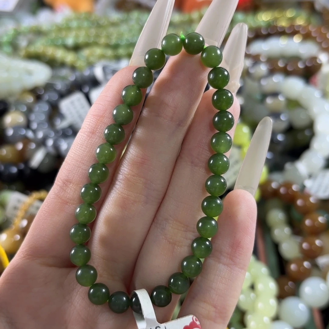 和田玉未镶嵌手链74