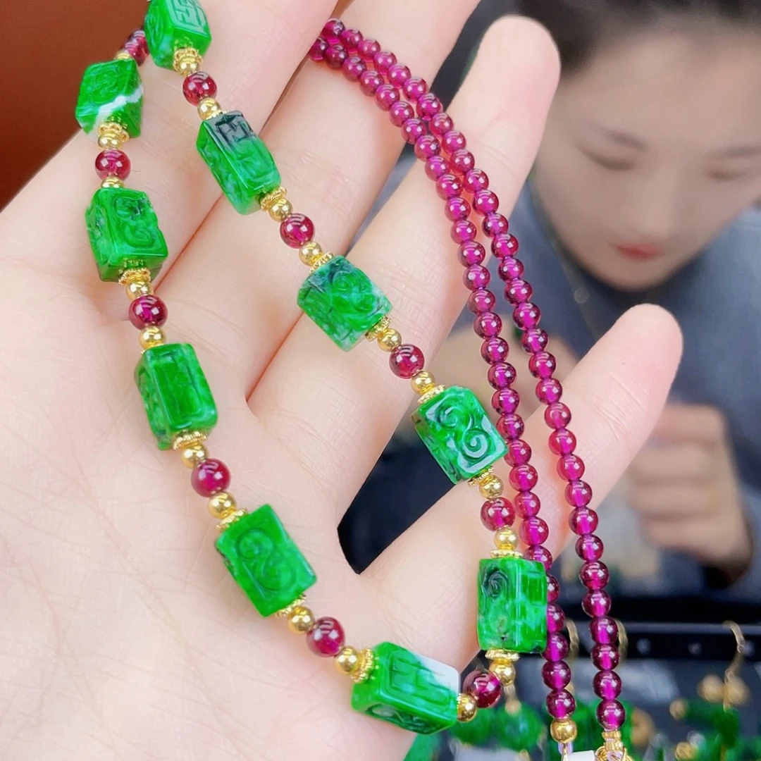 翡翠未镶嵌耳饰饰品