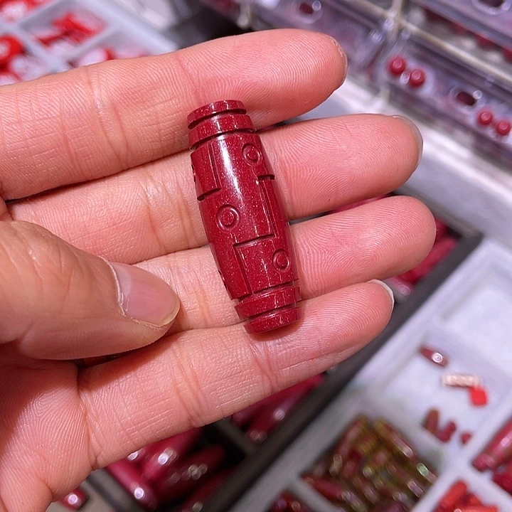 天然辰砂鑫****）紫金砂珠珠一颗