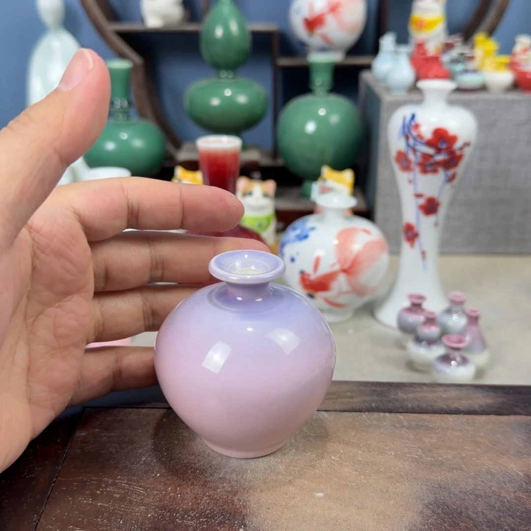 陶瓷手工小花器摆件