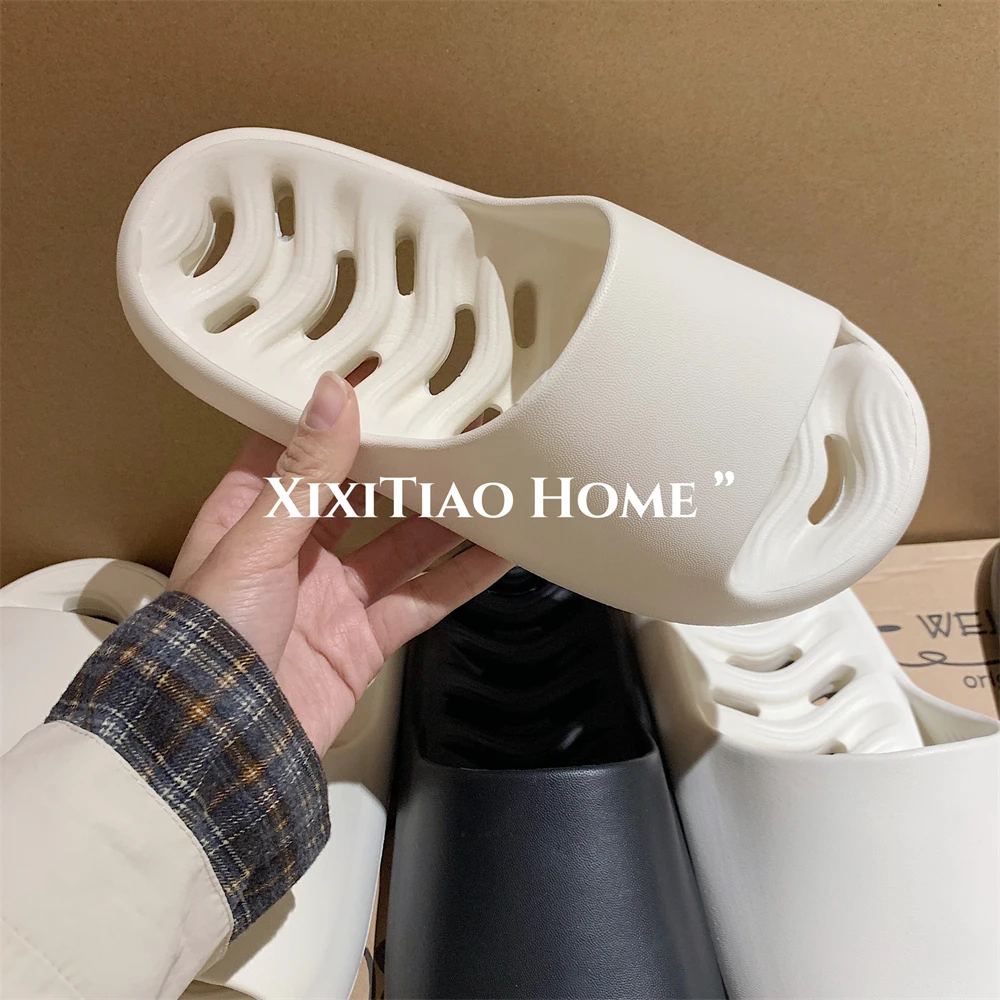 细细条 夏季情侣居家拖鞋eva镂空漏水男女浴室防臭防滑洗澡凉拖鞋