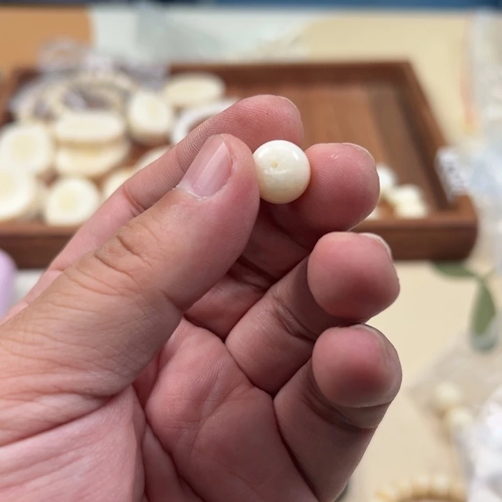 吊坠白玉菩提风*起白色2961