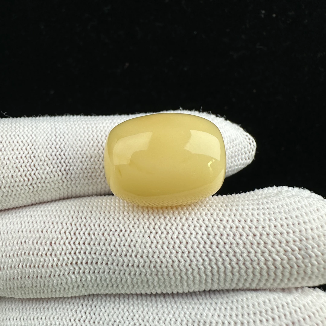 Y4978天然原矿蜜蜡 妖花桶珠17x22mm 3.8克抖音基地质检发货