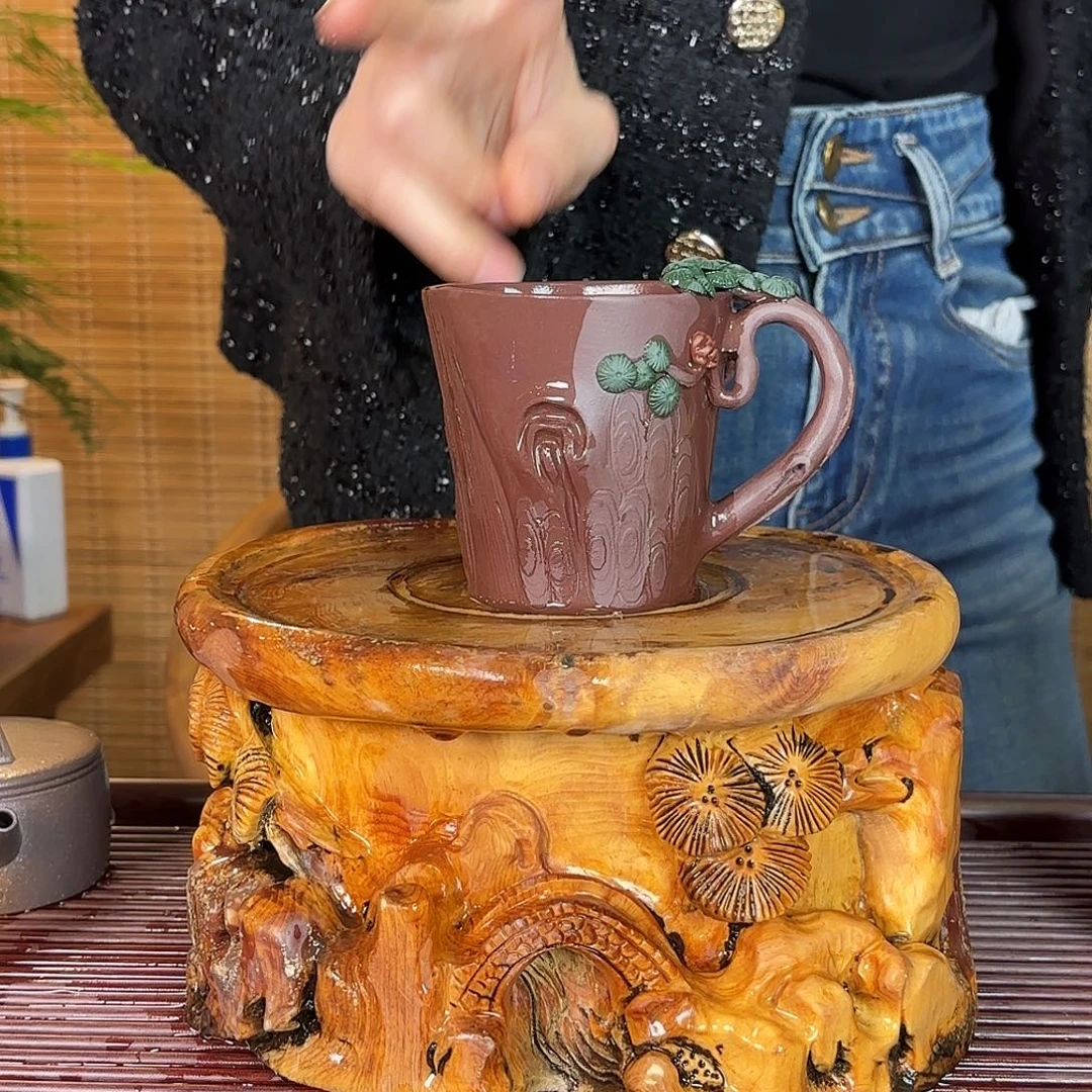 紫砂茶壶原矿紫砂泥200cc