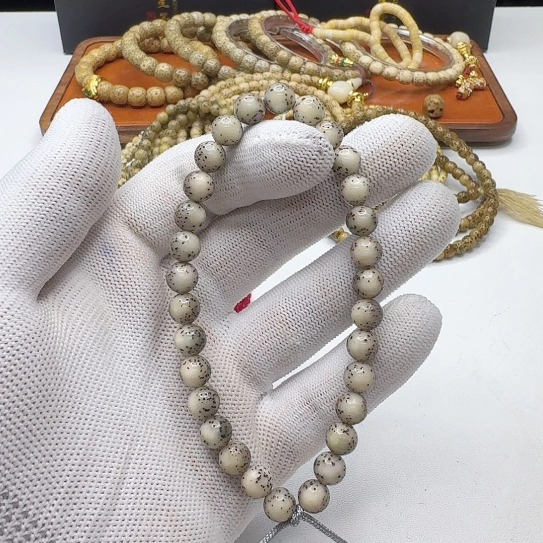吊坠星月菩提4灭世糯冰石玉河豚8圆手持