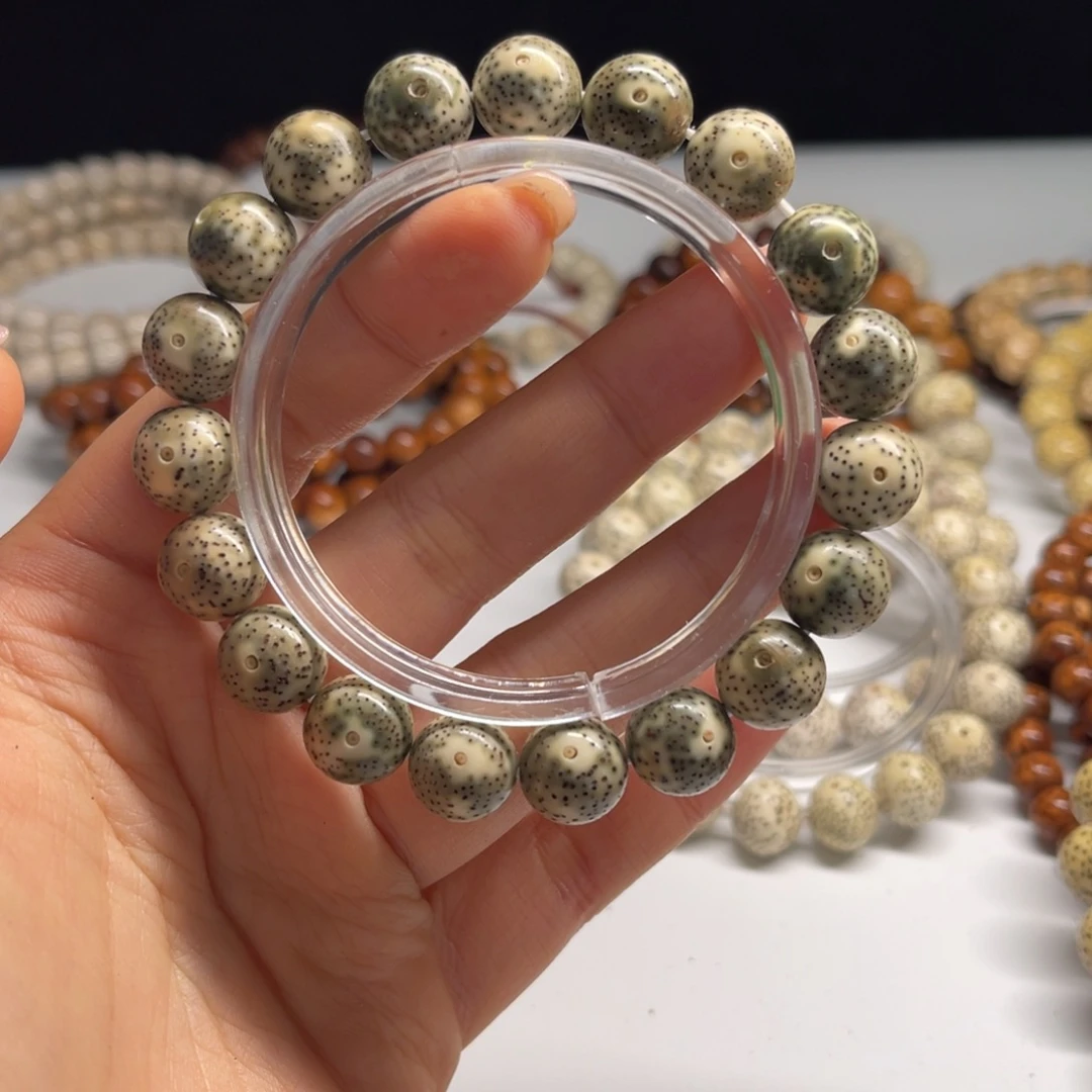 吊坠星月菩提12圆珠青花