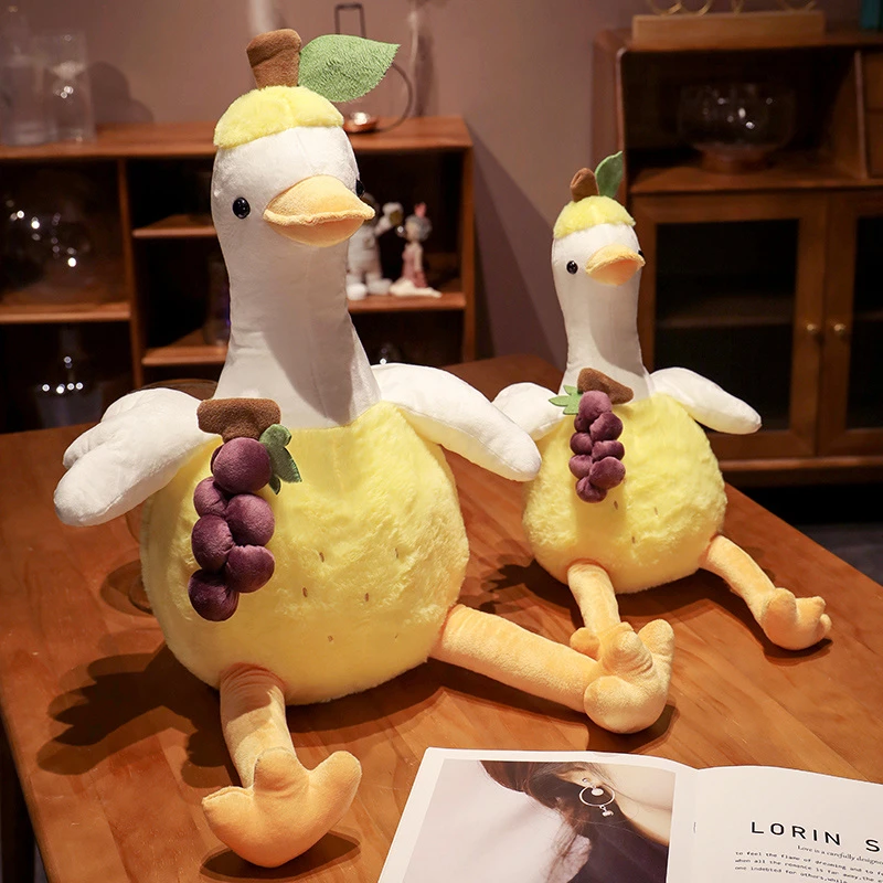 优趣优品谐音更毛绒玩具公仔玩偶 鸭梨山大 大到梨葡鸭生日礼物女