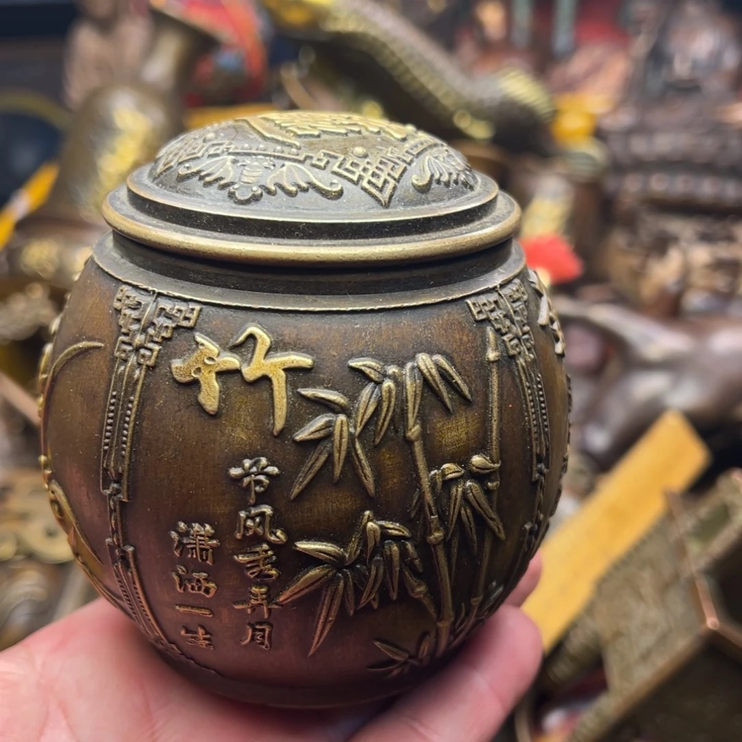 茶壶香炉铜器摆件
