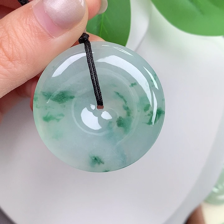 翡翠未镶嵌颈饰60:38.2-5.9