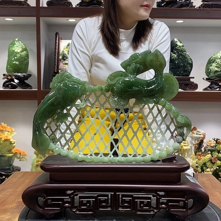 c***）玉山水摆件 玄关摆件