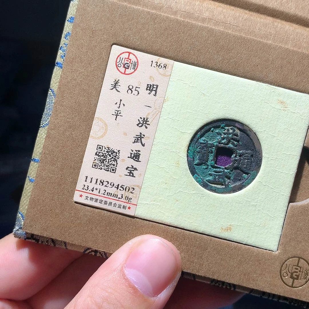 金属QY。洪武通宝85分4502