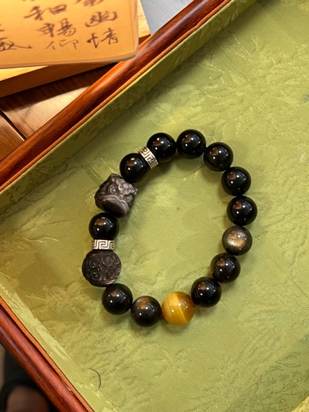 合金手链 【五年爆款！！】黑色情侣款醒狮经典