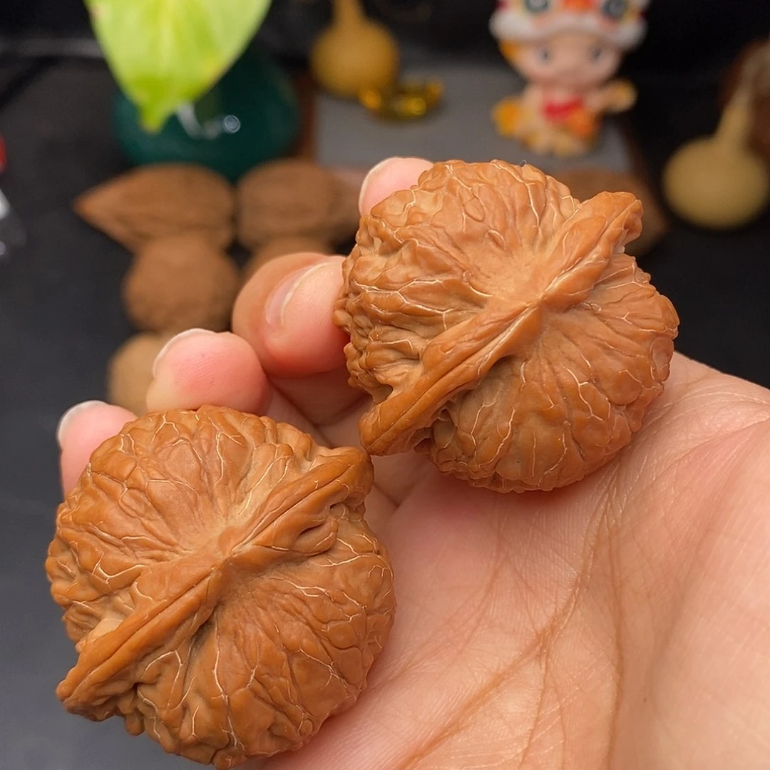 把件文玩核桃金麒麟全品42