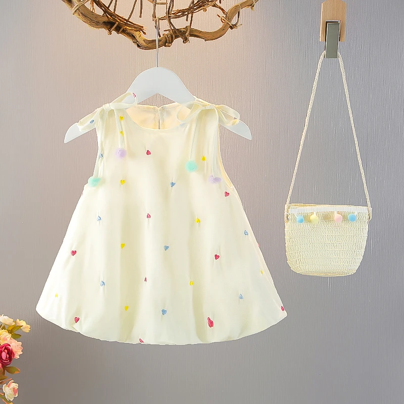 女童夏装连衣裙2025新款婴儿公主裙洋气1岁2女孩宝宝夏天背心裙子