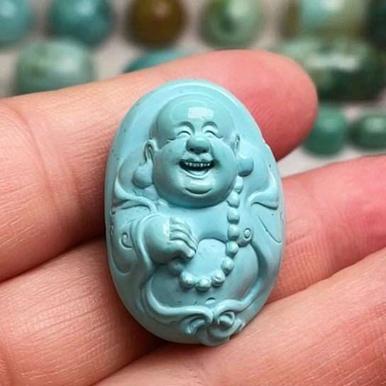 绿松石未镶嵌吊坠(不含链)