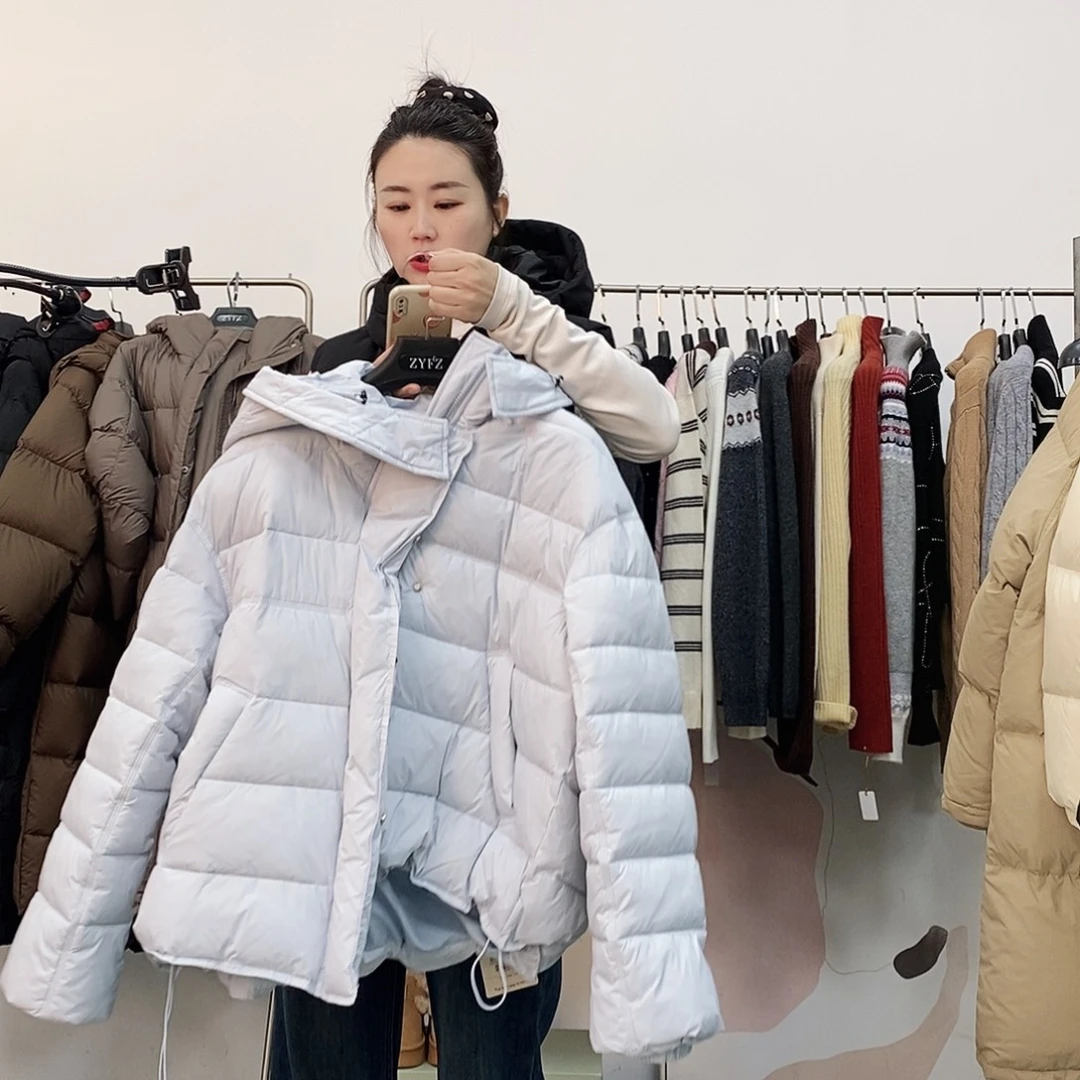 150斤以内蓝色棉服