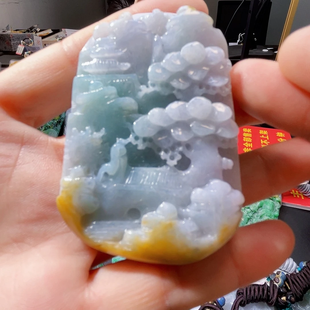 颈饰未镶嵌翡翠一