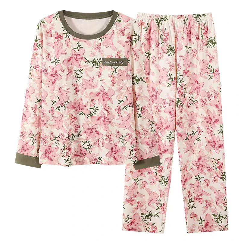 A7春秋季薄款女学生两件套装家居服可外穿