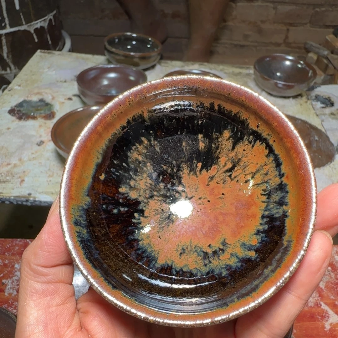 悠***竹柴烧建盏茶盏茶杯417