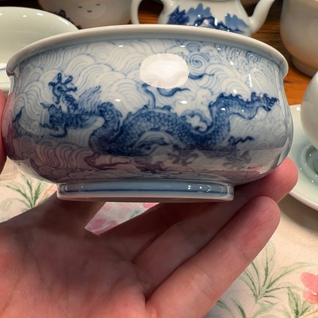 幽游居手工手绘主人杯微瑕处理