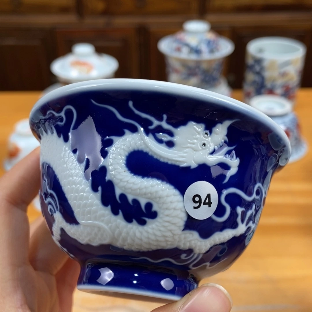 手绘现代茶具非古董