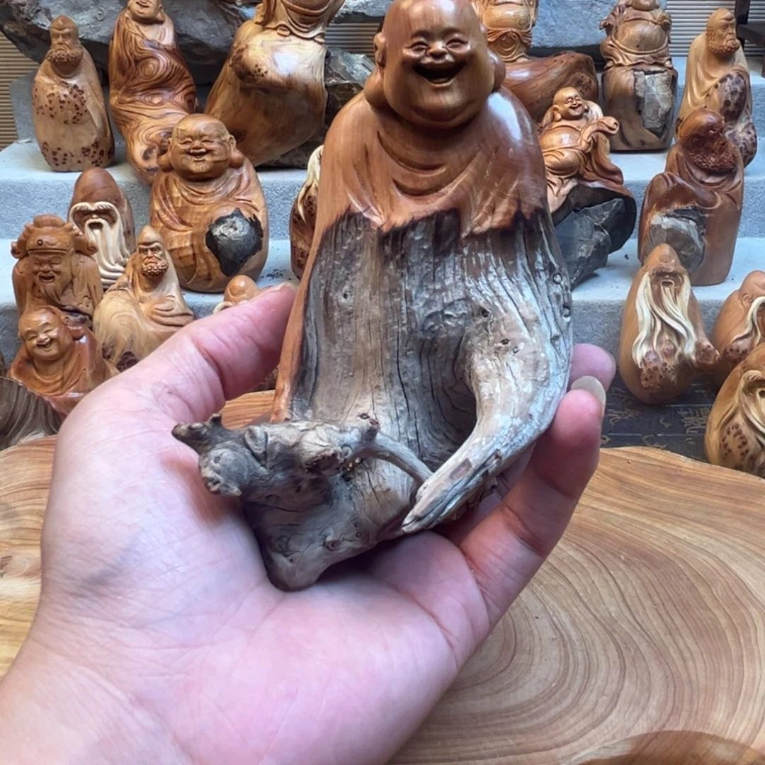 柏木（崖柏）抱**鹤太行崖柏