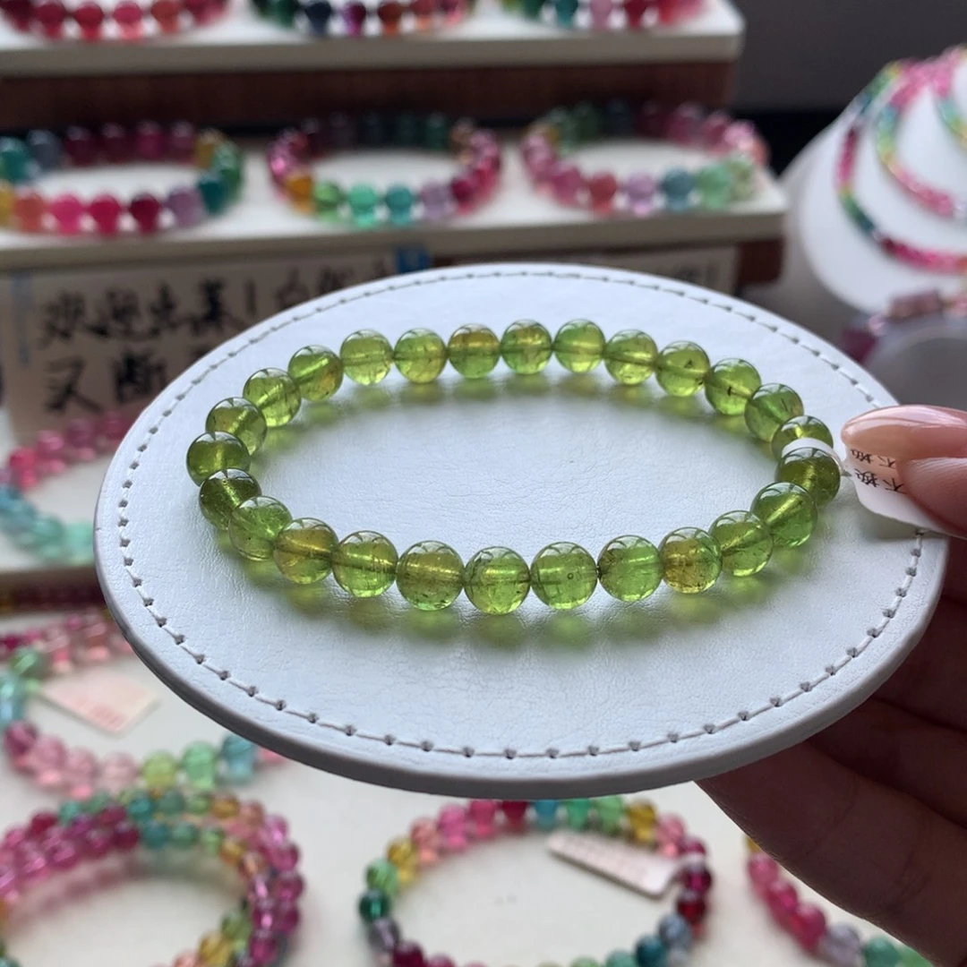 碧玺未镶嵌手链碧玺